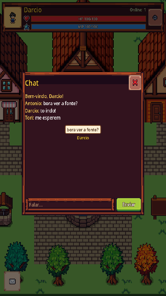 Chat do Idle Farm